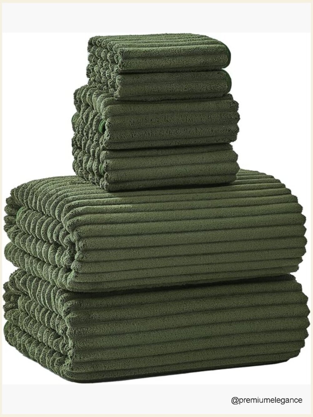 Extra Large Bath Towel Set of 6 - 40x80 Oversized Microfiber Quick Dry